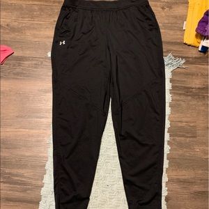 Black under armour joggers